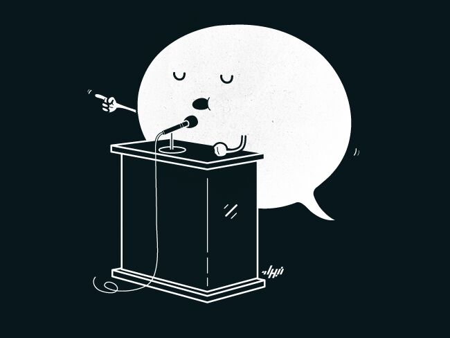 Antara komunikasi dan Seorang figur publik.